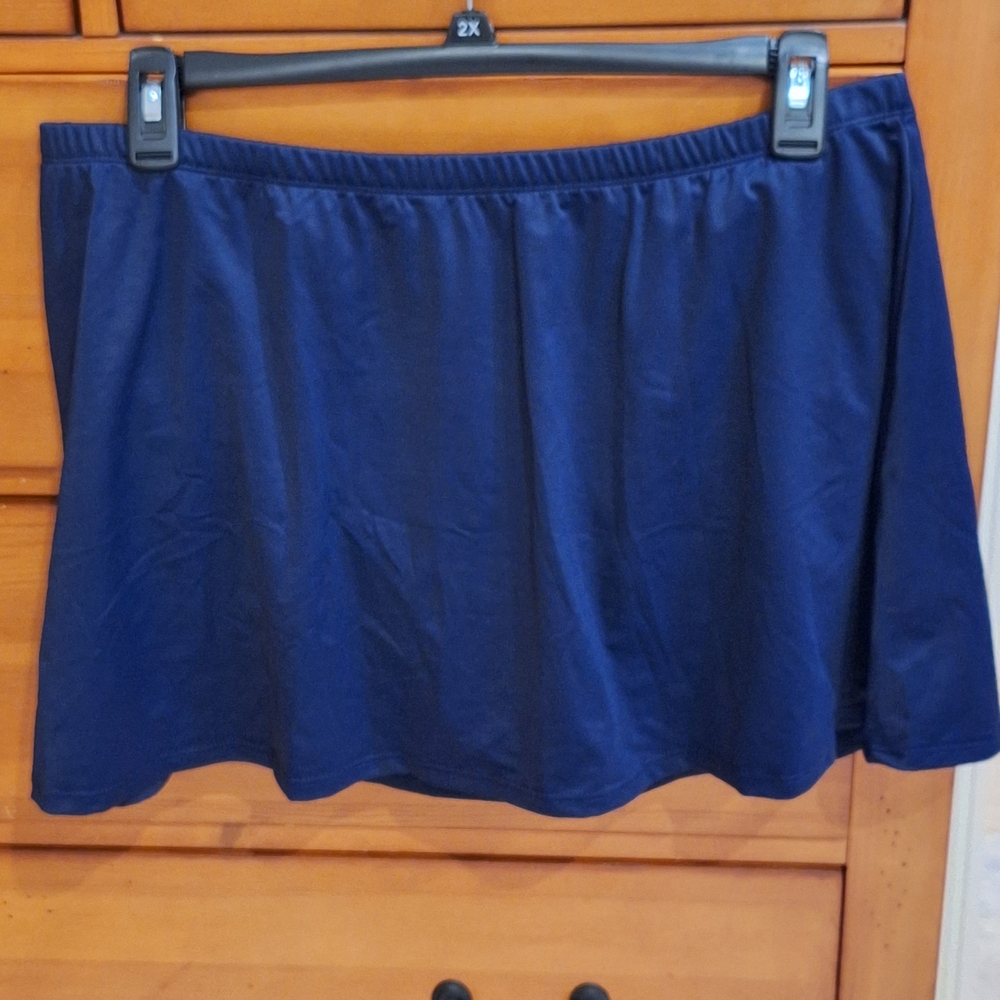 Swimsuits For All    Navy Swim Skirt Nwot